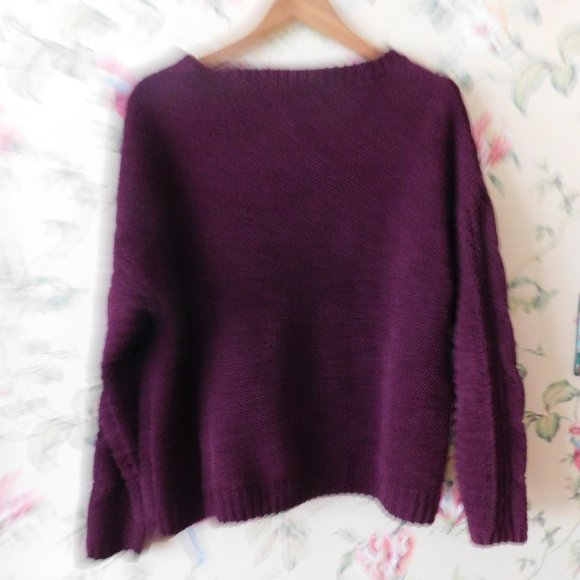 🔮 Twilight Purple Chenille Sweater - Picture 5 of 7
